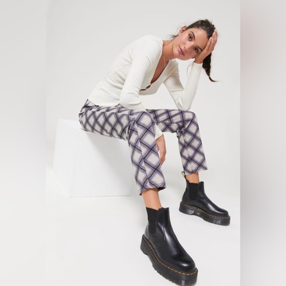 BDG checkered slim straight jeans size 27 - Picture 2 of 7